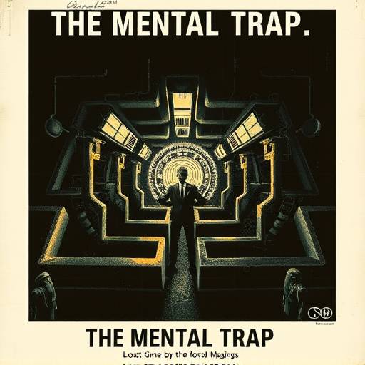 Affiche du film 'Le Piège Mental' illustrant un labyrinthe complexe, symbole de la confusion et de la perte de repères.